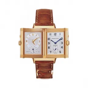 积家/Jaeger LeCoultre Reverso 翻转腕表系列  18k黄金 手动机械机芯 男表 Q2711420