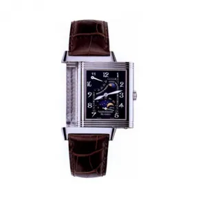 积家/Jaeger LeCoultre Reverso 翻转腕表系列  18k白金 手动机械机芯 男表 Q2753470