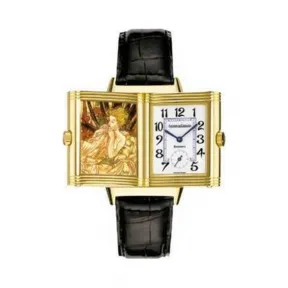 积家/Jaeger LeCoultre Reverso 翻转腕表系列  18k黄金 手动机械机芯 男表 Q2761402