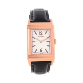 积家/Jaeger LeCoultre Reverso 翻转腕表系列  18k玫瑰金 手动机械机芯 男表 Q2782521