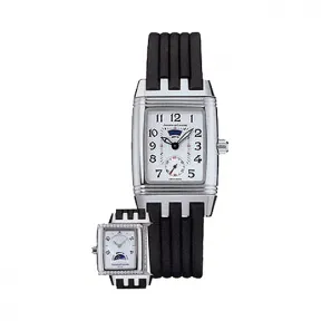 积家/Jaeger LeCoultre Reverso 翻转腕表系列  精钢镶钻 手动机械机芯 女表 Q2968620