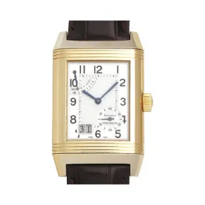 积家/Jaeger LeCoultre Reverso 翻转腕表系列  18k黄金 手动机械机芯 男表 Q3001420