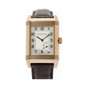 积家/Jaeger LeCoultre Reverso 翻转腕表系列  18k玫瑰金 手动机械机芯 男表 Q3012420