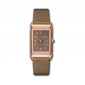积家/Jaeger LeCoultre Reverso 翻转腕表系列  18k玫瑰金 手动机械机芯 女表 Q330246J