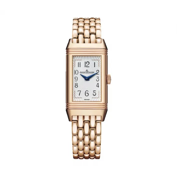 积家/Jaeger LeCoultre Reverso 翻转腕表系列  玫瑰金 手动机械机芯 女表 Q3352120