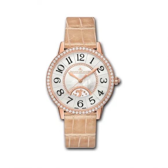 积家/Jaeger LeCoultre Rendez-Vous 约会系列 玫瑰金 自动机械机芯 女表 Q3432490