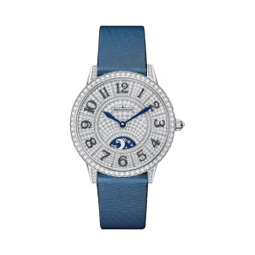 积家/Jaeger LeCoultre Rendez-Vous 约会系列 18k白金镶钻， ~699颗~3.25 克拉 自动机械