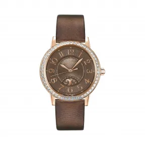 积家/Jaeger LeCoultre Rendez-Vous 约会系列 玫瑰金 自动机械机芯 女表 Q344242J