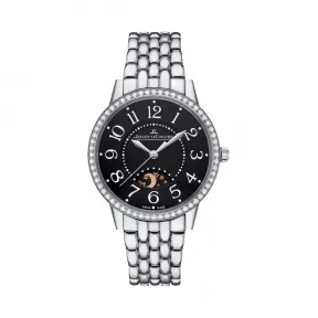 积家/Jaeger LeCoultre Rendez-Vous 约会系列 精钢镶钻，~60颗~0.69 克拉 自动机械机芯 女表
