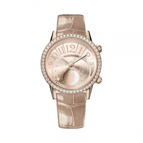积家/Jaeger LeCoultre Rendez-Vous 约会系列 玫瑰金 自动机械机芯 女表 Q3522420