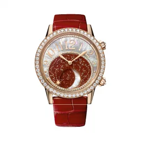 积家/Jaeger LeCoultre Rendez-Vous 约会系列 玫瑰金 自动机械机芯 女表 Q3532490