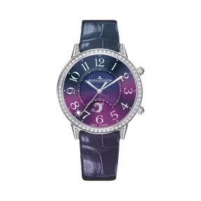 积家/Jaeger LeCoultre Rendez-Vous 约会系列 18k白金镶钻 自动机械机芯 女表 Q3593480