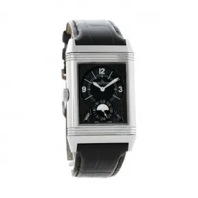 积家/Jaeger LeCoultre Reverso 翻转腕表系列  精钢 手动机械机芯 男表 Q3748420