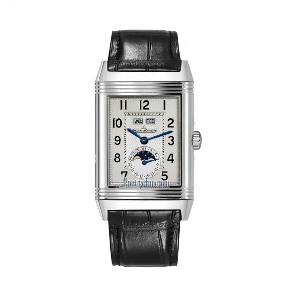 积家/Jaeger LeCoultre Reverso 翻转腕表系列  精钢 手动机械机芯 男表 Q3758420