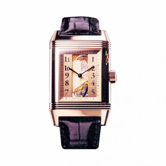 积家/Jaeger LeCoultre Reverso 翻转腕表系列  18k玫瑰金 手动机械机芯 男表 Q3772408
