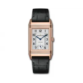 积家/Jaeger LeCoultre Reverso 翻转腕表系列  18k玫瑰金 自动机械机芯 男表 Q3802520