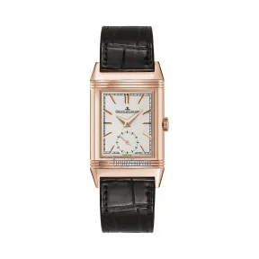 积家/Jaeger LeCoultre Reverso 翻转腕表系列  18k玫瑰金 手动机械机芯 男表 Q3902420