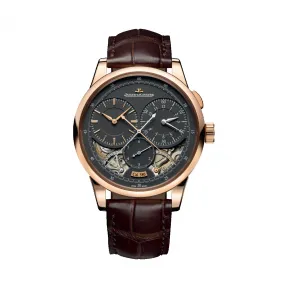 积家/Jaeger LeCoultre Duomètre 双翼系列 玫瑰金 手动机械机芯 男表 Q601244J