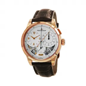 积家/Jaeger LeCoultre Duomètre 双翼系列 18k玫瑰金 手动机械机芯 男表 Q6012521