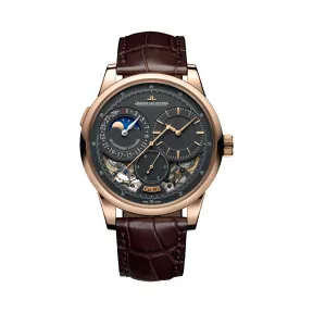 积家/Jaeger LeCoultre Duomètre 双翼系列 玫瑰金 手动机械机芯 男表 Q604244J