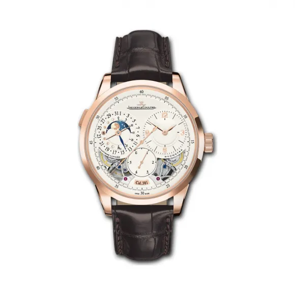 积家/Jaeger LeCoultre Duomètre 双翼系列 18k玫瑰金 手动机械机芯 男表 Q6042520