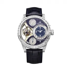 积家/Jaeger LeCoultre Duomètre 双翼系列 白金 手动机械机芯 男表 Q6053406