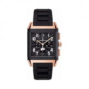 积家/Jaeger LeCoultre Reverso 翻转腕表系列  陶瓷-18k玫瑰金 自动机械机芯 男表 Q702L67P