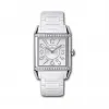 积家/Jaeger LeCoultre Reverso 翻转腕表系列  精钢镶钻，~36颗~0.55克拉 石英机芯 女表 Q70