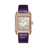 积家/Jaeger LeCoultre Reverso 翻转腕表系列  18k玫瑰金镶钻 自动机械机芯 女表 Q7042493