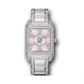 积家/Jaeger LeCoultre 高级珠宝腕表系列 18k白金镶钻 自动机械机芯 女表 Q7053205