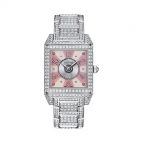 积家/Jaeger LeCoultre 高级珠宝腕表系列 18k白金镶钻 自动机械机芯 女表 Q7053305
