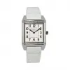 积家/Jaeger LeCoultre Reverso 翻转腕表系列  精钢镶钻，~40颗~0.65 克拉 石英机芯 女表 Q7