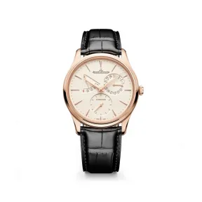 积家/Jaeger LeCoultre Master Ultra Thin Réserve de Marche超薄动力储存显示大师系列腕表自动上链玫瑰金男士款自动腕表Q1372510
