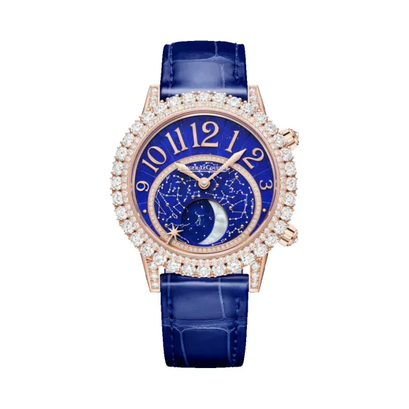 积家/Jaeger LeCoultre Rendez-Vous Dazzling Moon Lazura约会系列青金石月相腕表 36毫米 自动机械机芯 JLQ3522471