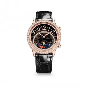 积家/Jaeger-LeCoultre Home系列 38.5 MM 玫瑰金 自动机械机芯 男表 JLQ35924J2