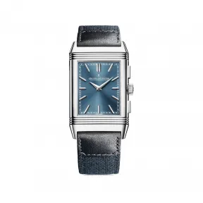 积家/Jaeger LeCoultre 49.4 x 29.9 MM 手动机械机芯 精钢款Reverso Tribute Chronograph翻转系列计时腕表手动上链男表腕表Q389848J