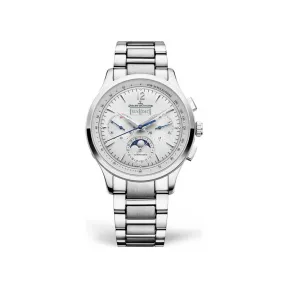 积家/JaegerLeCoultre 男士精钢自动腕表 自动上链Master Control Chronograph Calendar大师系列计时全历腕表Q4138130|