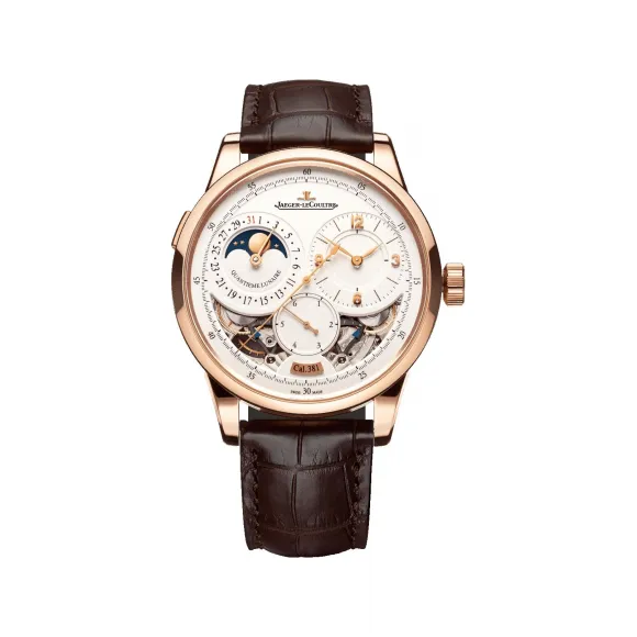 积家/Jaeger LeCoultre Duomètre 系列 42 MM 玫瑰金 手动机械机芯 男表 Q604242J