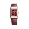积家/Jaeger LeCoultre 45.6 x 27.4 MM 手动机械机芯 Reverso Tribute Small Seconds翻转系列小秒针手动上链玫瑰金款男士腕表Q713256J