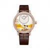 雅克德罗/Jaquet Droz 艺术工坊系列 18K红金表壳 自动机械机芯 女表 J005003225