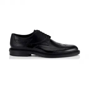 Jimmychoo/吉米周 黑色闪亮小腿系带鞋 ANSELSNC010003
