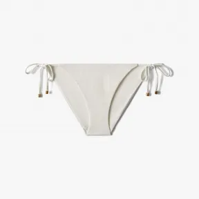 Jimmychoo/吉米周 AUBRIE-拿铁色JC字母印花环保再生尼龙拼莱卡比基尼三角裤 AUBRIEB050081205