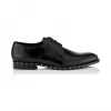 Jimmychoo/吉米周 黑色漆皮系带鞋  AXELPAT010003