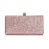 Jimmychoo/吉米周 棉花糖粉色太空闪粉面料推扣手拿包  CELESTESFTG112204