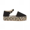 Jimmychoo/吉米周 黑色绒面革帆布鞋 DELFINEFLATSUE010003