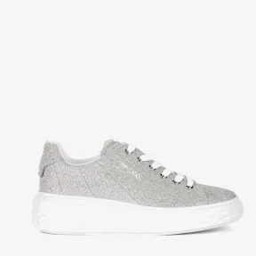 Jimmychoo/吉米周 DIAMONDLIGHTMAXIF-银色细闪粉厚底低帮运动鞋 DIAMONDLIGHTMAXIFFUNAA0905