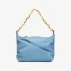 Jimmychoo/吉米周 DIAMOND SOFT HOBO/S手提包-烟青色柔软小牛皮链条提手 Hobo 手提包 DIAMONDSOFTHOBOSAQK043500