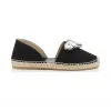 Jimmychoo/吉米周 黑色绒面革帆布便鞋 DREYADCC010003