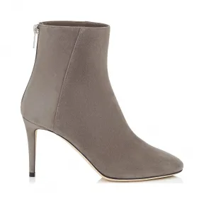 Jimmychoo/吉米周 灰褐色灰色绒面革踝靴 DUKE85SUE100935