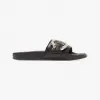 Jimmychoo/吉米周 FALLON-黑色水晶扣凉拖鞋 FALLONAYU0C8777